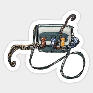 Purse Octopus Sticker